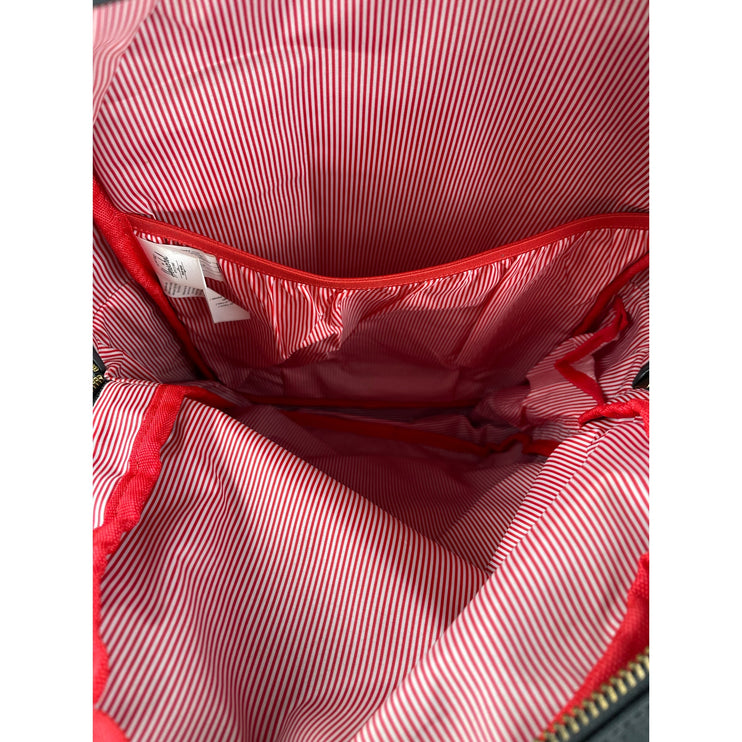 Herschel Settlement Unisex Black Travel School Zipper Pocket Adjustable Backpack