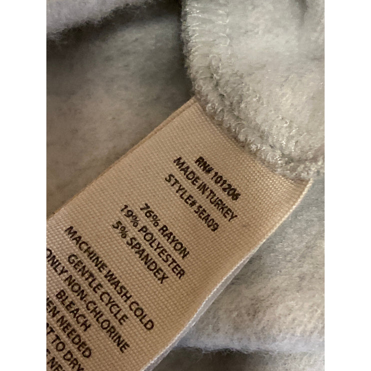 Soft Surroundings Gray Crew Neck Long Sleeve Tunic Sweatshirt Sweater Top Sz 3X