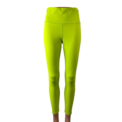 Terez Women's Neon High Rise Skinny Yoga Athletic Activewear Leggings Pants Sz L