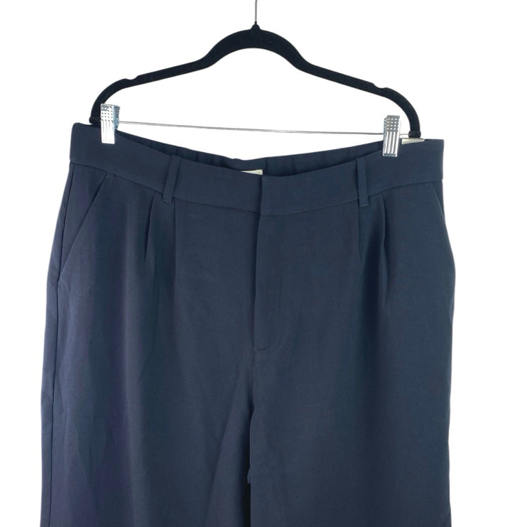 NEW Abercrombie & Fitch Women's Black High Waisted Trousers Dress Pants Size XL