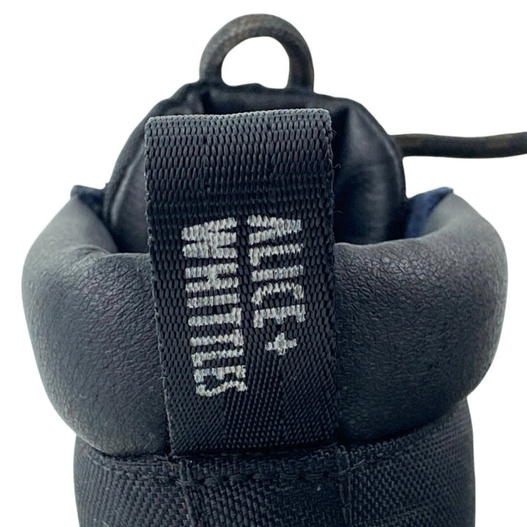 Alice + Whittles Black Lace Up Round Toe Lace Up Hiking Ankle Boots Size 7.5