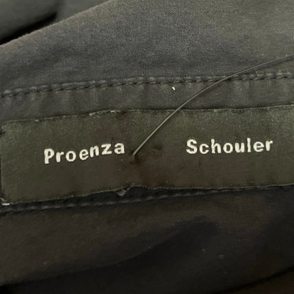 Proenza Schouler Black Sleeveless Cutout Button Down Midi A-Line Shirt Dress 2