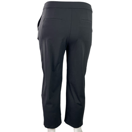 Lululemon Women's Black High Rise Casual Slim Tapered Leg Trouser Dress Pants XL