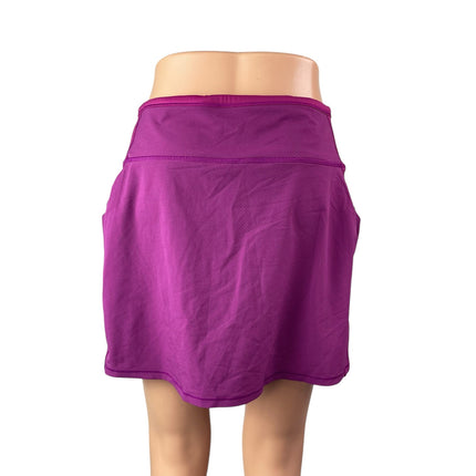 Athleta Action Women's Purple High Waist Pockets Mini Athletic Skort Short Sz S