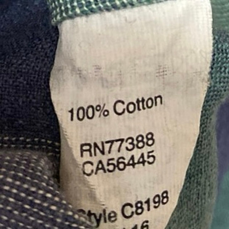 J.Crew Men's Green Purple Plaid Checkered Long Sleeve Button Down Shirt Top Sz S