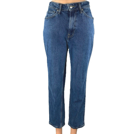 Everlane The Curvy Cheeky Women's Blue High Waisted Straight Denim Jeans Size 27