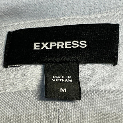 EXPRESS Women's Gray Sleeveless Button Front Vest Top & Mini Skirt Sets Size M