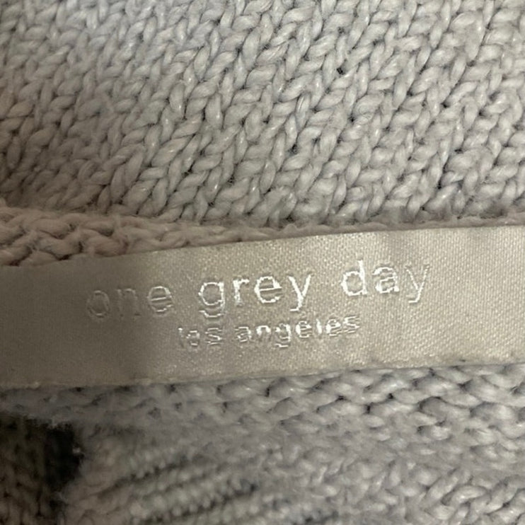 One Grey Day Women's Gray Sleeveless Knit Cami Camisole Crop Tank Top Size S