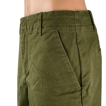 Banana Republic Authentic Chino Women's Green High Rise Casual Mini Shorts 4