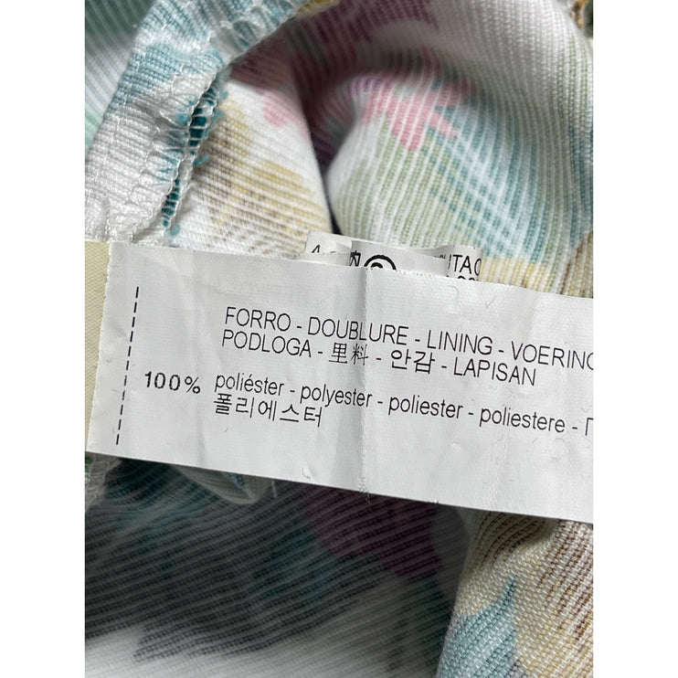 Zara Women's Multicolor Tropical Ruffle Flutter Sleeve Mini Jumpsuit Romper Sz S