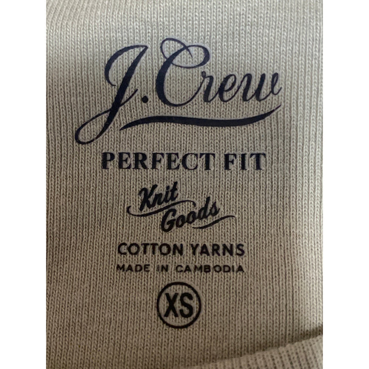 J.Crew Women's Green Perfect Fit Short Sleeve Slim Knit T Shirt Tee Top Size XS