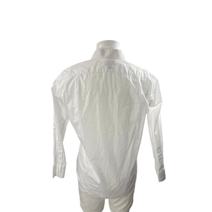 J.Crew Ludlow Men's White Collared Long Sleeve Casual Button Down Shirt Top 33