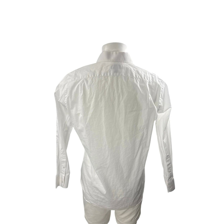 J.Crew Ludlow Men's White Collared Long Sleeve Casual Button Down Shirt Top 33