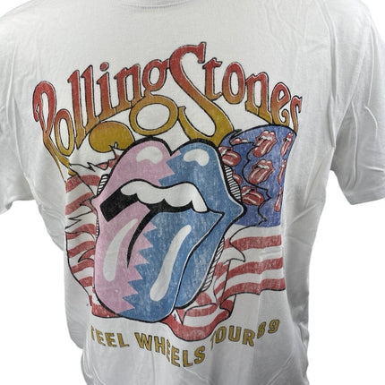 Abercrombie & Fitch Rolling Stones Steel Wheels Tour Rock Band Tee T-shirt Top M