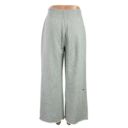 Offline by Aerie Gray Distressed High Rise Wide Leg Baggy Sweat Pants Size XS