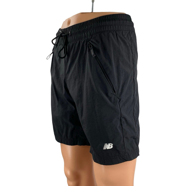 New Balance Sport Essentials Men's Black High Rise Athletic Activewear Shorts S
