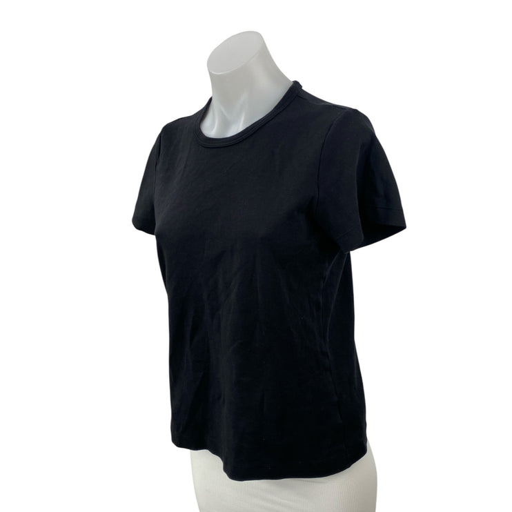Aritzia Babaton Women's Black Short Sleeve Crew Neck Basic Tee T-shirt Top Sz S