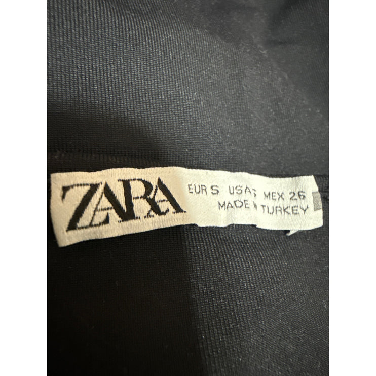 Zara Women's Black Sleeveless Cami Camisole One Piece Thong Bodysuit Tank Top S