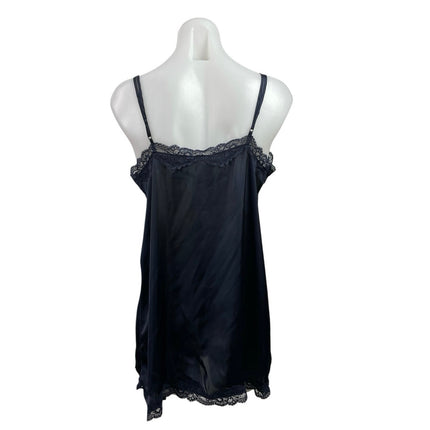 NEW H&M Satin Lace Sleeveless Cami Tank Slip Lingerie Nighties Sleepwear Dress M