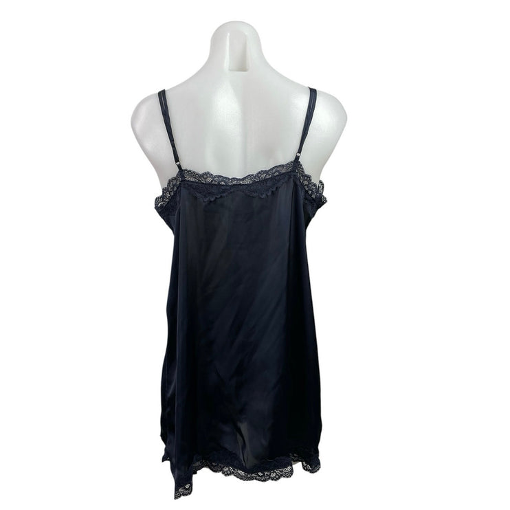 NEW H&M Satin Lace Sleeveless Cami Tank Slip Lingerie Nighties Sleepwear Dress M