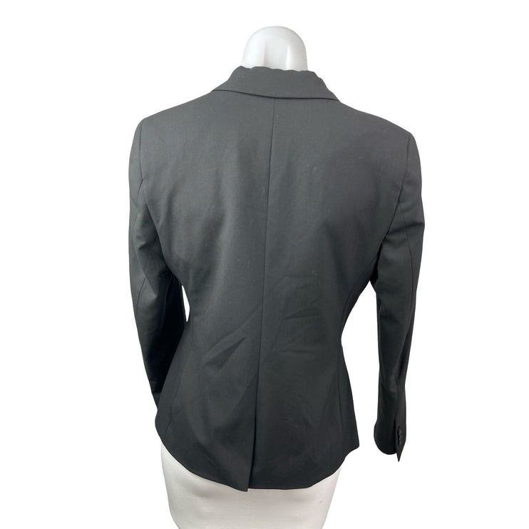Van Heusen Black Notched Collar Long Sleeve Single Breasted Blazer Coat Jacket S
