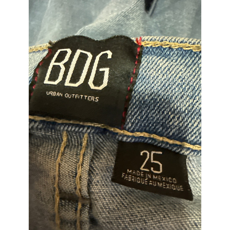 Urban Outfitters BDG Women's Blue High Rise Skinny Girlfriend Denim Jeans Sz 25