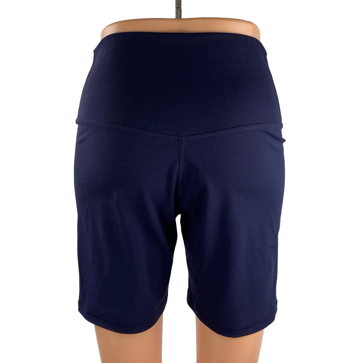 Yunoga Women's High Rise Yoga Gym Workout Athletic Activewear Biker Shorts Sz L