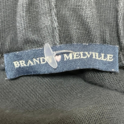 Brandy Melville Womens Black High Waisted Pull On Wide Leg Trousers Pants Size M