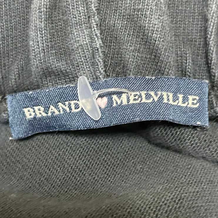 Brandy Melville Womens Black High Waisted Pull On Wide Leg Trousers Pants Size M