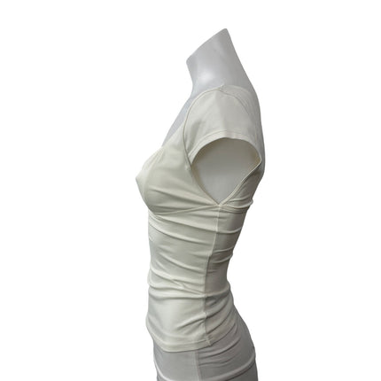 Intimately Free People Womens White Short Cap Sleeves Duo Corset Camisole Top XS