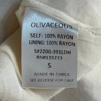 NEW Olivaceous Floral V Neck Smocked Sleeveless Maxi Tank Flare A-Line Dress S