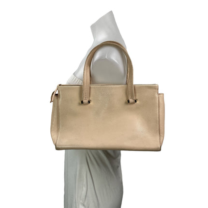 Kate Spade New York Cream Beige 100% Leather Shoulder Tote Handbag Size OS