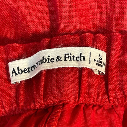 Abercrombie & Fitch Red Sleeveless Tank Cami Camisole Mini Slip Dress Size S