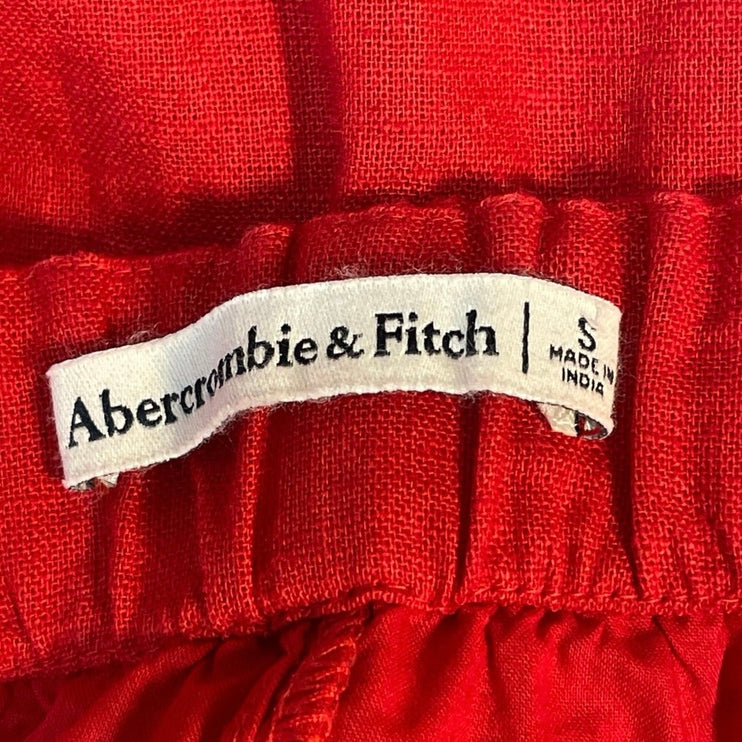 Abercrombie & Fitch Red Sleeveless Tank Cami Camisole Mini Slip Dress Size S