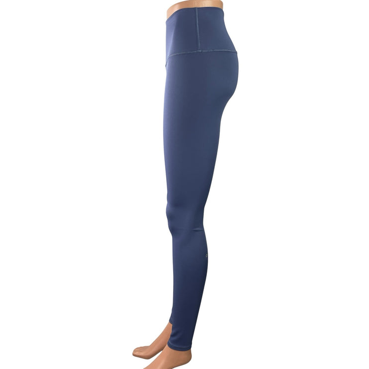 Alo Yoga Airlift Blue High Waisted Skinny Leg Activewear Leggings Pants Size S