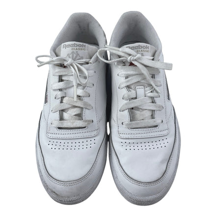 Reebok Club C 85 Women's White Lace Up Low Top Athletic Sneakers Shoes Size 8.5