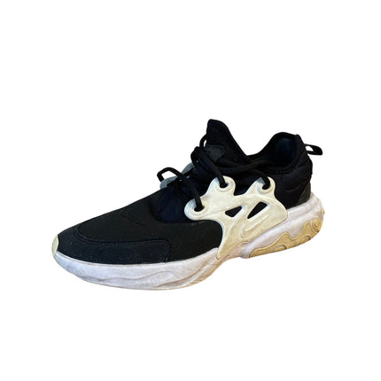 Nike React Presto Youth Black Lace Up BQ4002-001 Athletic Running Shoes Size 7Y