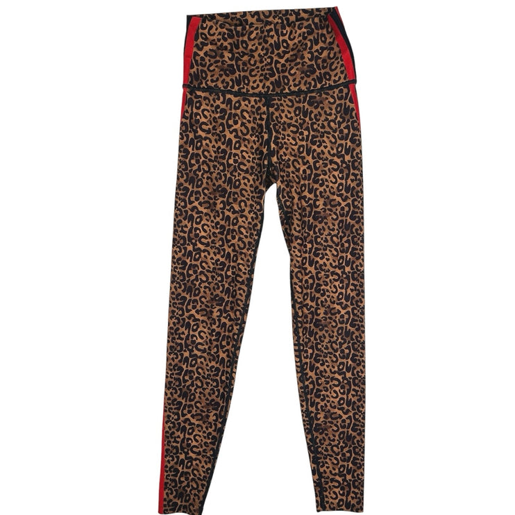 WITH Wear It To Heart Brown Cheetah Leopard Animal Print Bra Leggings Set S / M