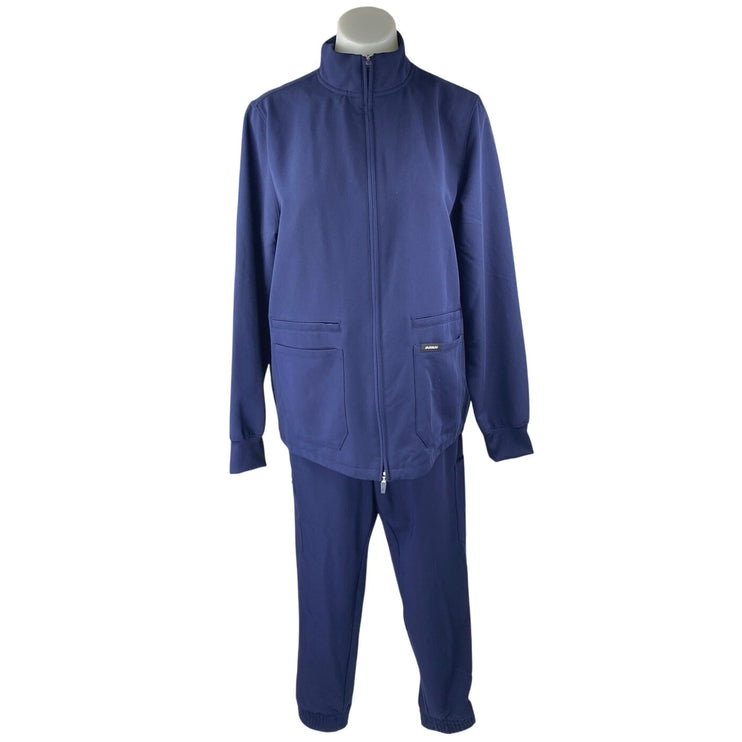 Jaanuu Ceri Essential Medical Doctor Nurse Scrubs Uniform Jacket Pants Set Sz M