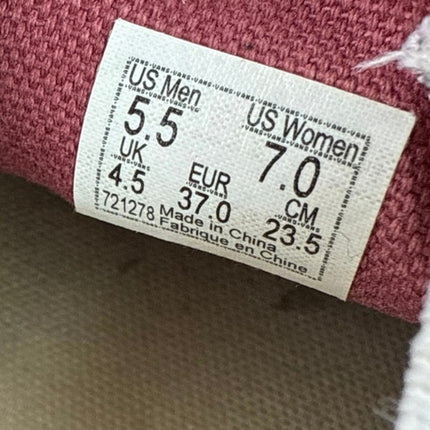 Vans OG Maroon Suede Low Top Classic Slip-On Sneakers Shoes Mens 5.5 Womens 7