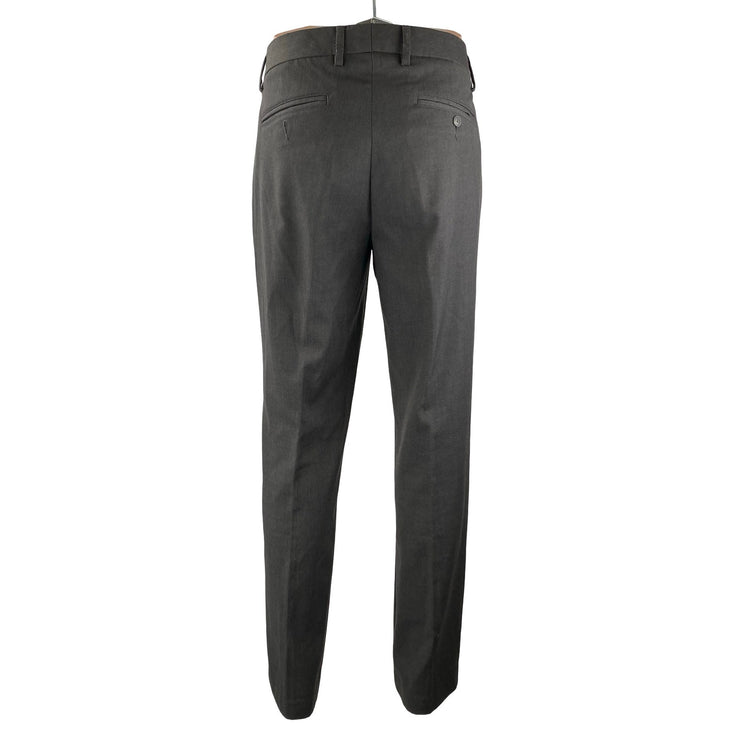Kenneth Cole Reaction Gray High Rise Straight Chino Trousers Dress Pants 33/32