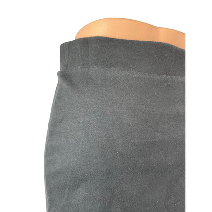 Madewell Women's Black Elastic Waist Pull On Career Mini Pencil Skirt Size S