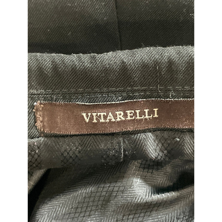 Vitarelli Men's Gray Peak Lapel Long Sleeve Blazer Suit Sport Coat Jacket 42R