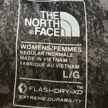 The North Face Flash Dry Women's Black Printed Athletic Leggings Pants Size L