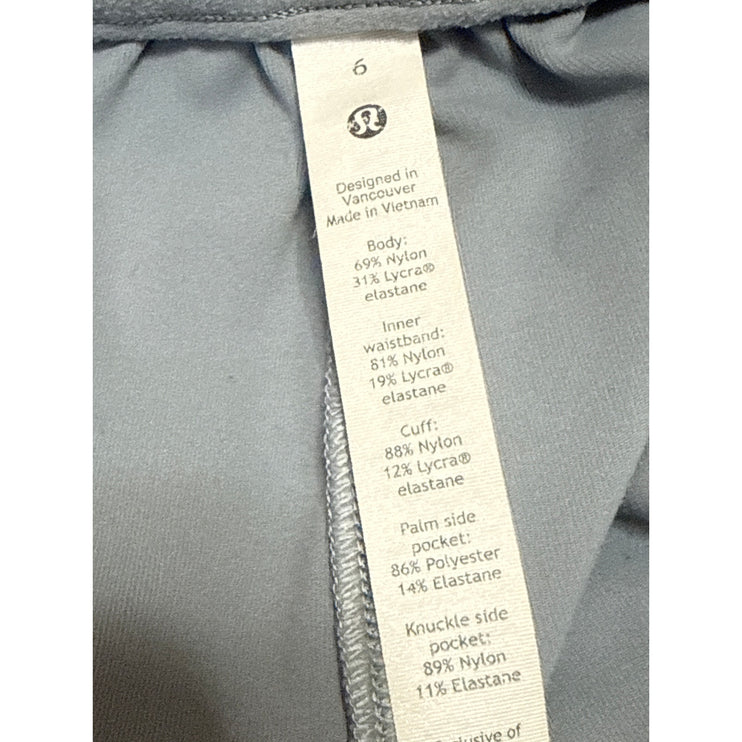 Lululemon Women's Gray Yoga Workout Athletic Activewear Trousers Jogger Pants 6