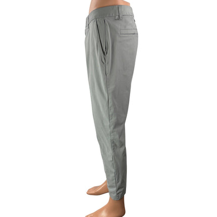 Lululemon Men's Gray High Rise Slim Tapered Casual Chino Trouser Dress Pants 32