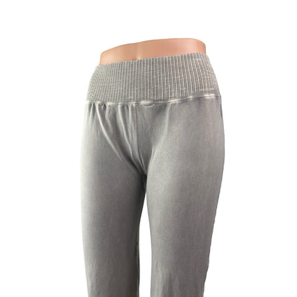 Free People FP Movement Women's Gray High Rise Flare Trousers Pants Size M/L