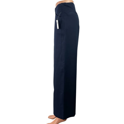 NEW Old Navy Pixie Navy Blue High Rise Baggy Wide Leg Trousers Pants Size XSP