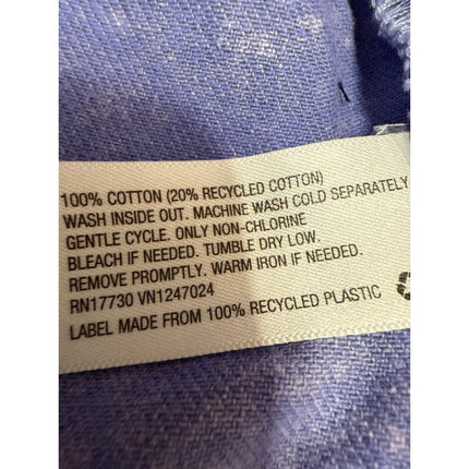 Future Collective Purple Sleeveless Slit Denim Jeans A Line Midi Dress Size 6