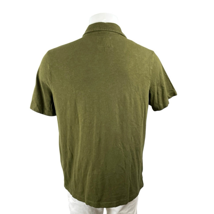 Goodfellow & Co Mens Green Short Sleeve Cotton Pocket Golf Polo Shirt Top Size L